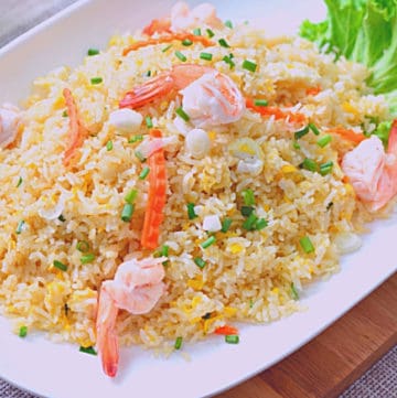 low fodmap shrimp fried rice