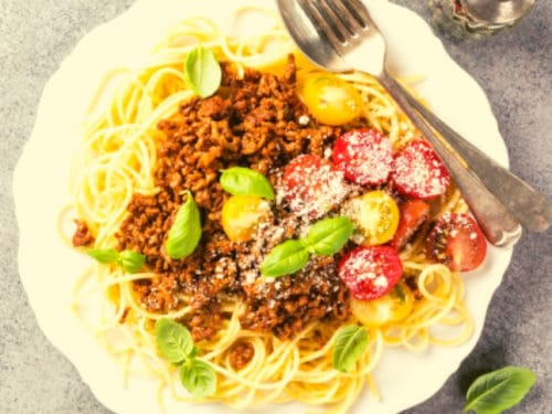 Low Fodmap Spaghatti Bolognese No Onion No Garlic Recipe No Onion No Garlic Recipes