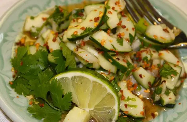 Thai Cucumber Salad (By Roz)
